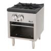 1 Burner, 18” Wide, Stock Pot Stove
