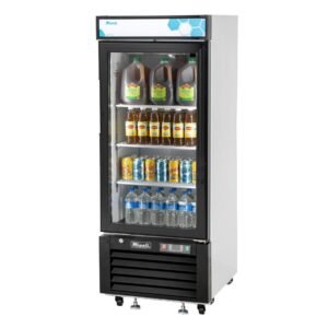10 cu/ft Migali Glass Door Merchandiser Refrigerator
