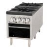 2 Burner, 18” Wide, Stock Pot Stove