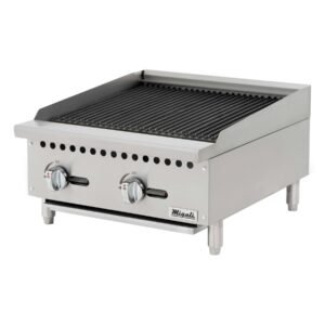 24″ Migali Wide Radiant Broiler - 70,000 BTU
