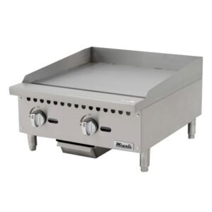 24″ Wide Manual Griddle - 60,000 BTU