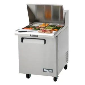 27"–12 Pans, Migali Big Top Sandwich Prep Table