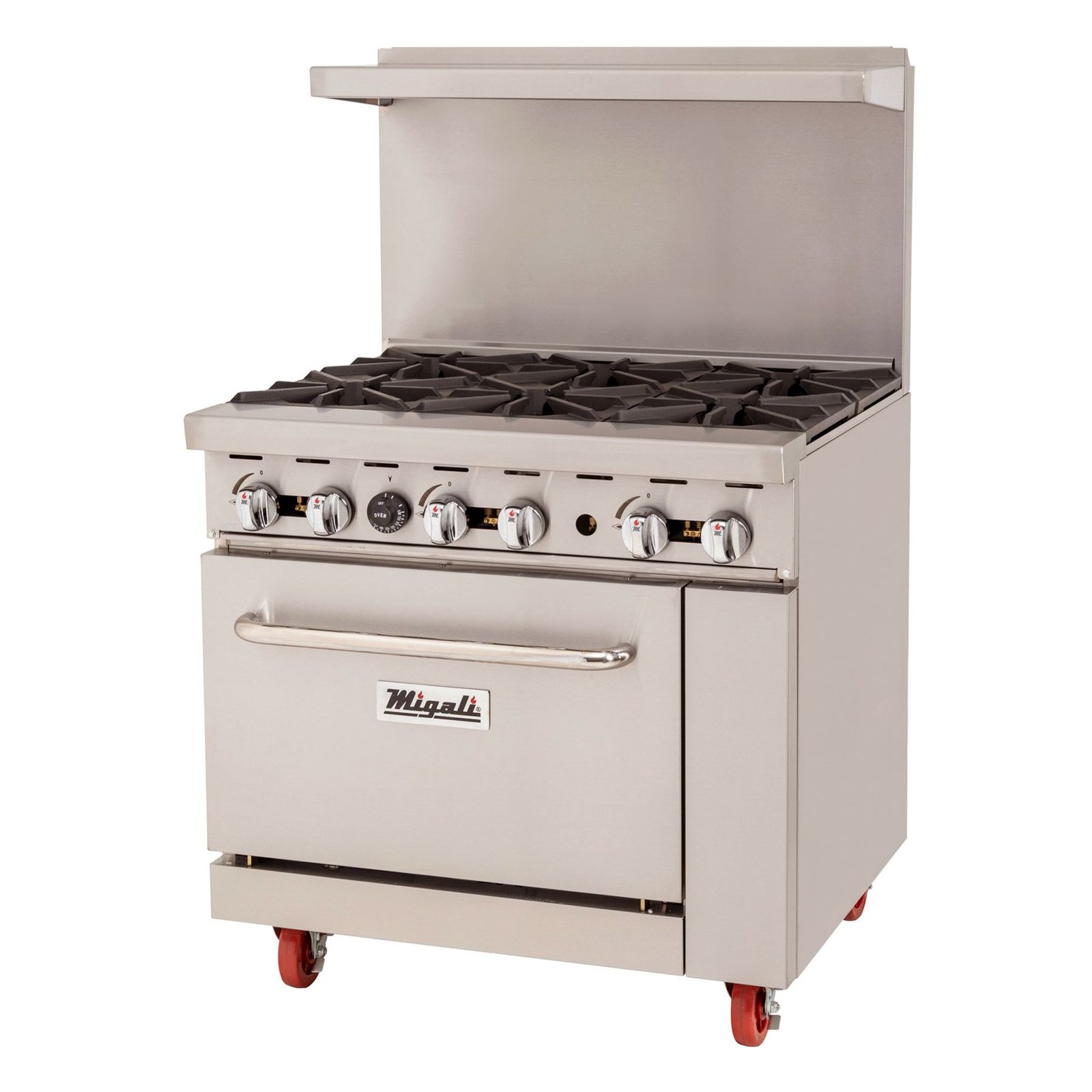 36” Wide, 6 Burner Liquid Propane Range
