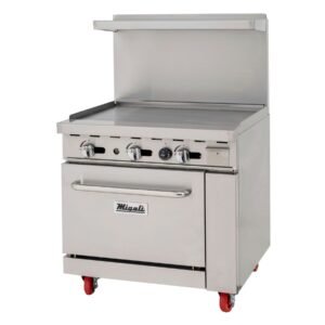 36”Wide Natural Gas Oven with 36” wide Griddle