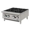 4 Burner Hot Plate, 24” Wide Counter-top Hot Plate