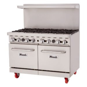 48” Wide, 8 Burner Liquid Propane Gas Range