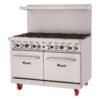 48” Wide, 8 Burner Natural Gas Range