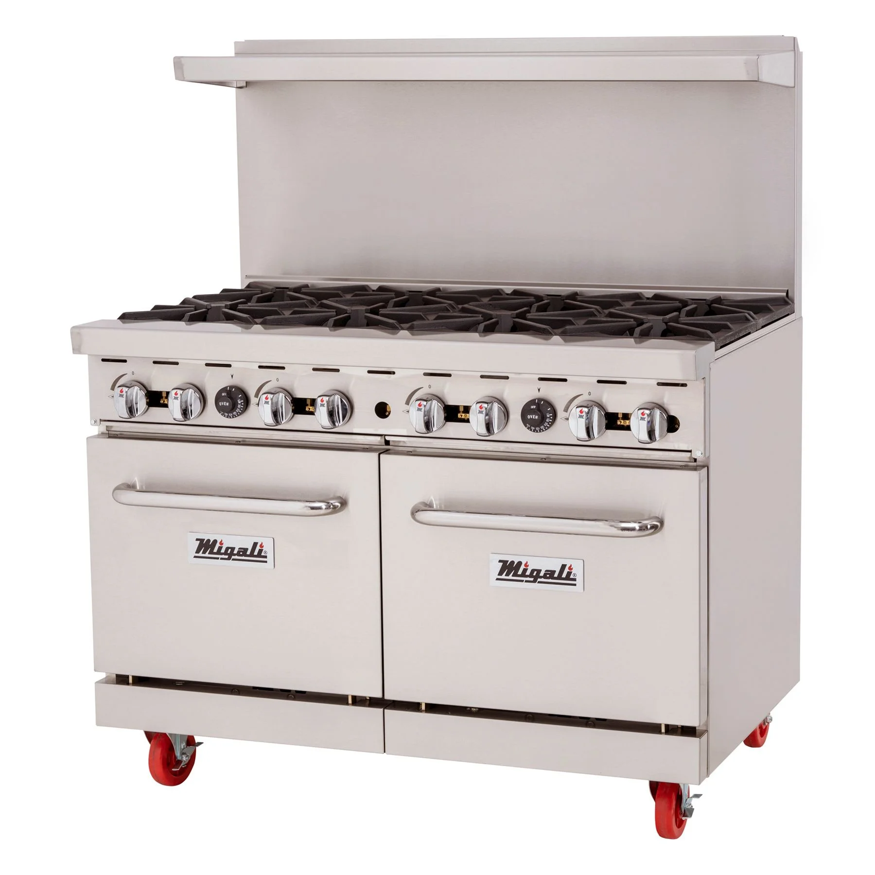 48” Wide, 8 Burner Natural Gas Range