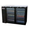 -48″ Migali Glass Door Back Bar Refrigerator