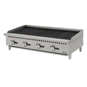 48″ Migali Wide Char-Rock Broiler -140,000 BTU