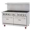 60” Wide, 10 Burner Natural Gas Range