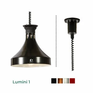 Glasart Lumini Retractable Heat Lamp