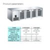 PW6T4DDDD | Counter Chiller & Freezer