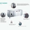 F-PW8U2FF | Counter Chiller & Freezer
