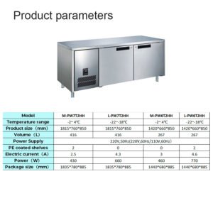 PW7/6T2HH | Counter Chiller & Freezer