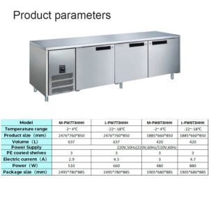 PW7/6T3HHH| Counter Chiller & Freezer