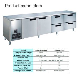 PW6T4NNNN | Counter Chiller & Freezer