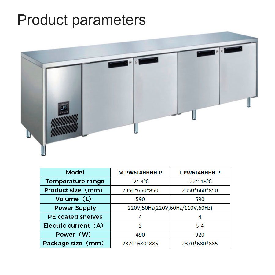 PW6T4HHHH-P | Counter Chiller & Freezer( Pass Through Type) - Image 5