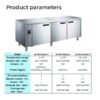 PW7/6T3HHH-S|Counter Chiller & Freezer with Remote Condensation Unit