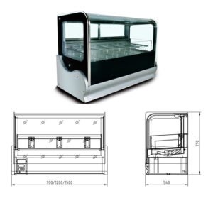 F-A5V | Counter top showcase refrigerator & warmer