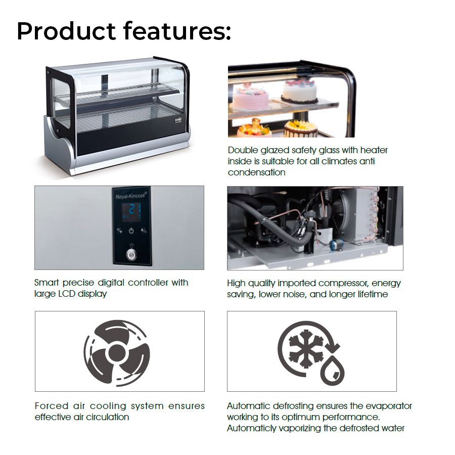 H-NA5V| Counter top showcase refrigerator & warmer - Image 3