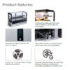 H-NGA5V| Counter top showcase refrigerator & warmer