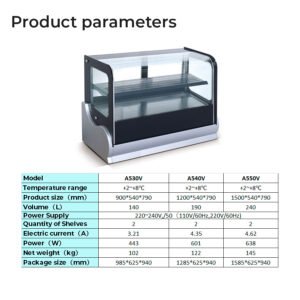 NA5V| Counter top showcase refrigerator & warmer