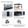 NGA5V| Counter top showcase refrigerator & warmer