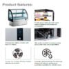 NM5| Counter top showcase refrigerator & warmer