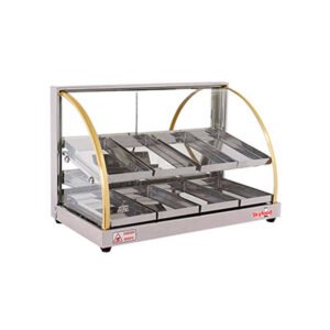 Skyfood FWDE2-25 25'' Food Warmer Display Case - Double Shelf - Economy Line