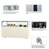 Showcase refrigerator with drawers | MM860V