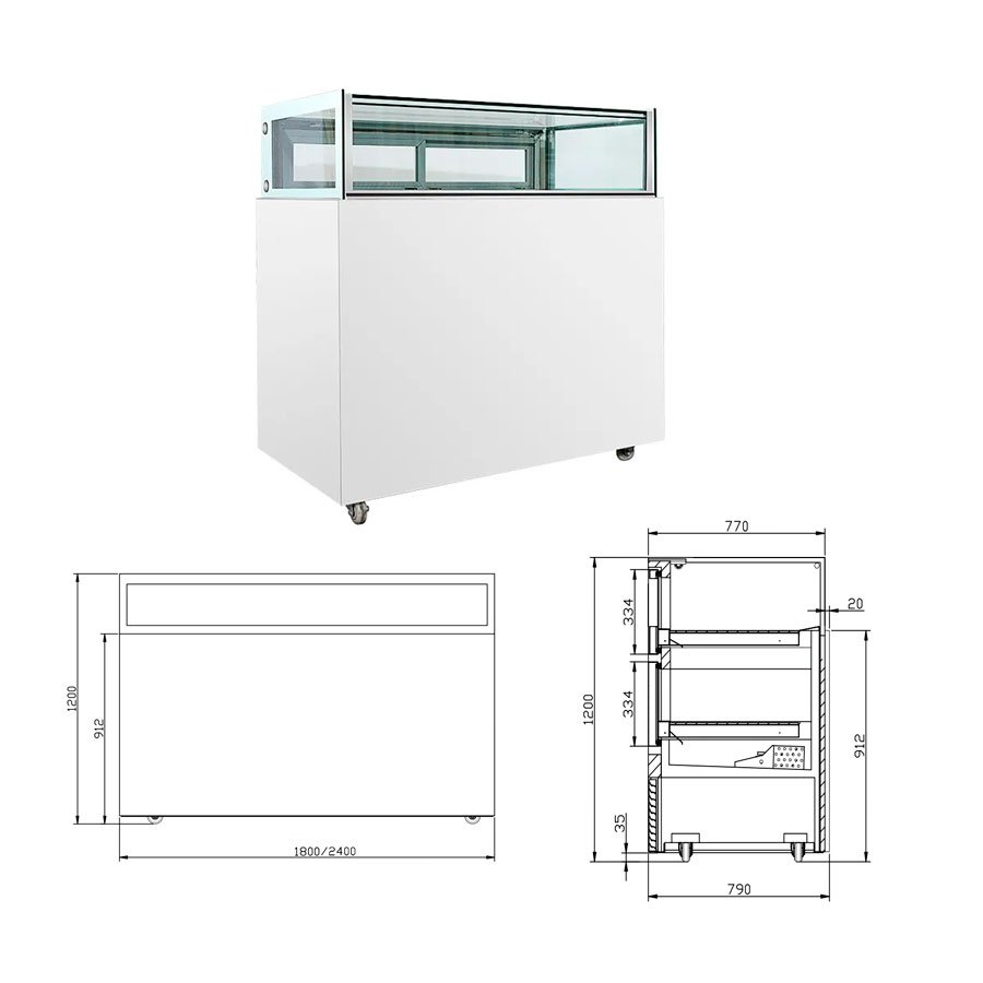 MM88V | Showcase refrigerator with drawers - Image 4