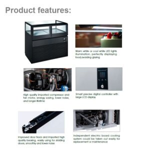 P740VT2| Floor standing showcase refrigerator