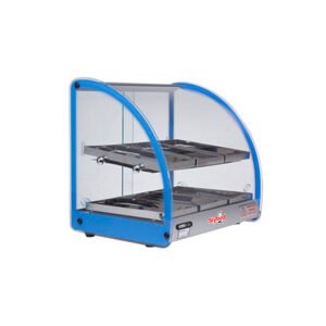Skyfood FWD2-18B| 18'' Food Warmer Display Case - Double Shelf - Blue