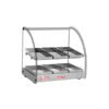 Skyfood FWD2-18G 18'' Food Warmer Display Case - Double Shelf - Gray