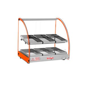 Skyfood FWD2-18B| 18'' Food Warmer Display Case - Double Shelf
