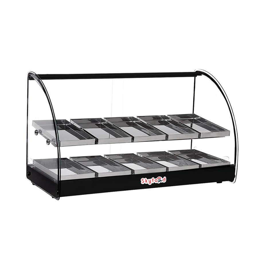 Skyfood FWD2-30BL| 30'' Food Warmer Display Case - Double Shelf
