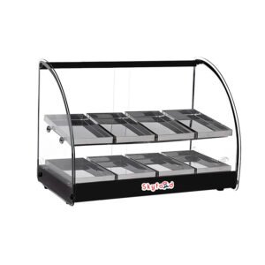 Skyfood FWD2-24BL| 24'' Food Warmer Display Case - Double Shelf