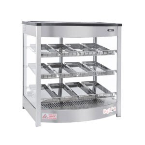 Skyfood FWD3S12P| 25 5/8" Full Service Countertop Heated Display Case - (3) Shelves