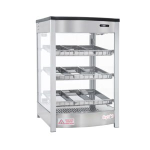 Skyfood FWD3S9P| 18 7/8" Full Service Countertop Heated Display Case - (3) Shelves