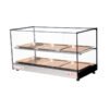 Skyfood FWDS2-33-6P| 33'' Food Warmer Display Case - Double Shelf with 6 Pans