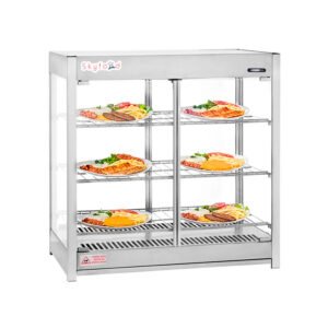 Skyfood HMC-PT | 31 1/2" Self Service Countertop Heated Display Case - (3) Shelves
