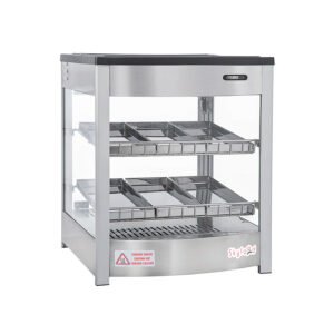 Skyfood FWD2S6P| 18 7/8" Full Service Countertop Heated Display Case - (2) Shelves