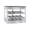 kyfood FWD2S8P | 25 5/8" Full Service Countertop Heated Display Case - (2) Shelves, 120v