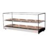 Skyfood FWDS2-43-8P 43 | 5/16" Full Service Countertop Heated Display Case - (2) Shelves,