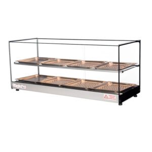 Skyfood FWDS2-43-8P 43 | 5/16" Full Service Countertop Heated Display Case - (2) Shelves,