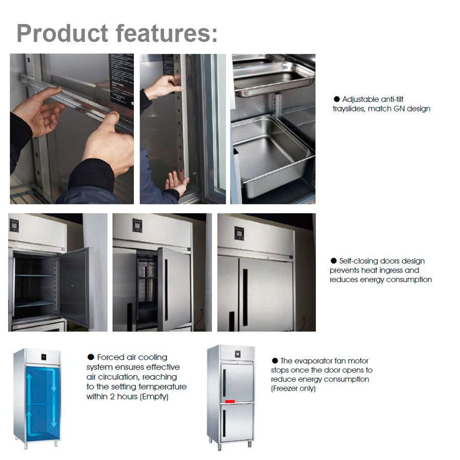 PW8U1F | Upright Chiller & Freezer