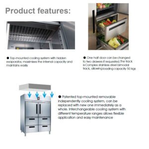 PW8U1F | Upright Chiller & Freezer