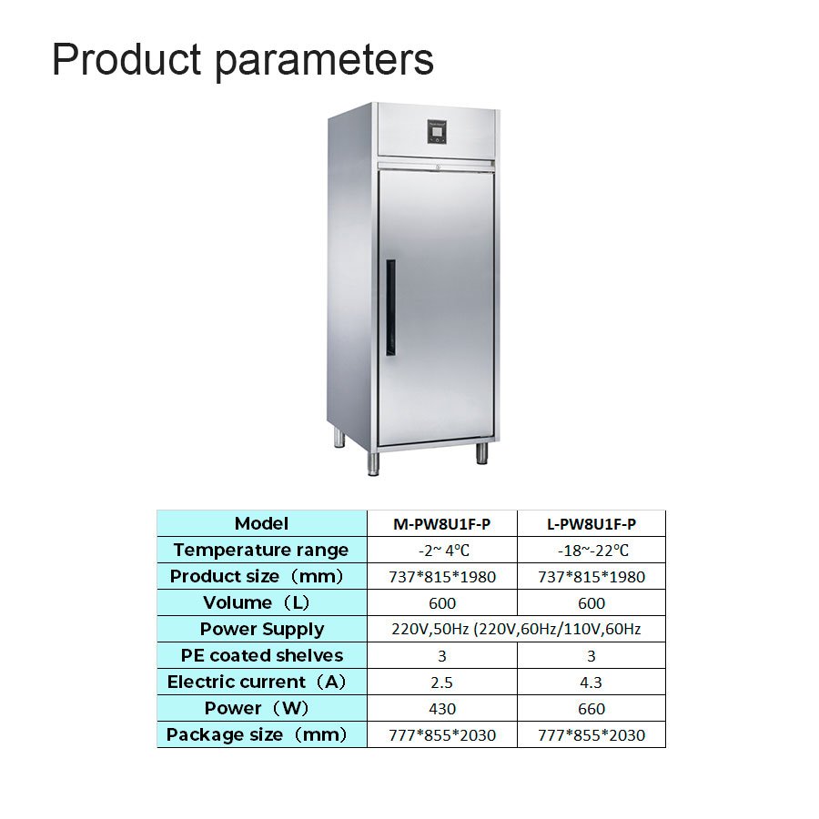 PW8U1F-P | Upright Chiller & Freezer (Pass Through Type)