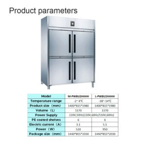PW8U2HHHH | Upright Chiller & Freezer